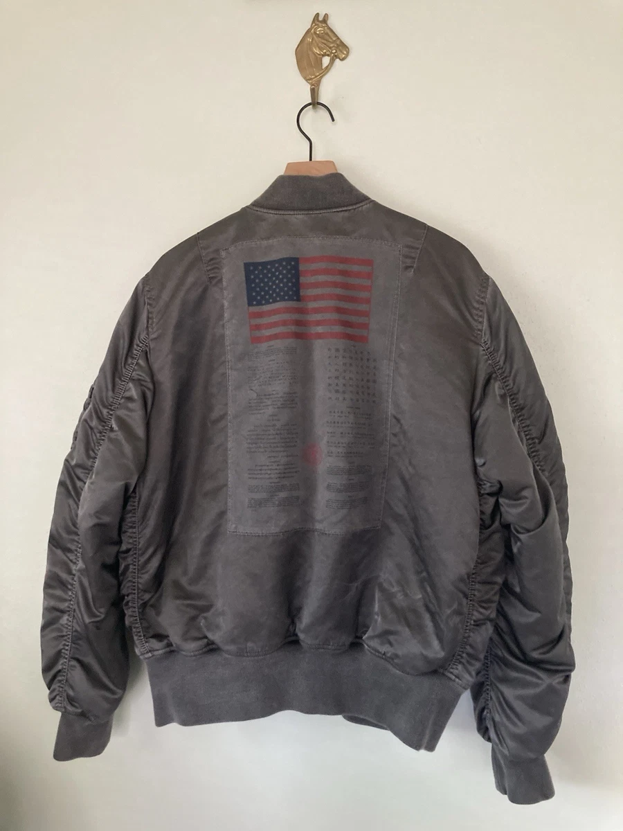 Alpha Nylon Outer Shell Gray Coats, Jackets & Vests for Men for