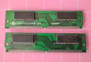 16MB 2x8MB 72-pin Simm EDO 60ns HYUNDAI HYM532224AW-60 2Mx32 Ram Memory Kit - Picture 1 of 3
