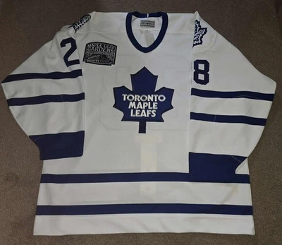 Vtg Tie Domi Toronto Maple Leafs CCM AUTHENTIC Jersey Sz 52 - Image 1 of 4