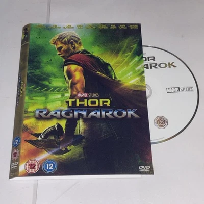 Thor: Ragnarok DVD (2018) Chris Hemsworth, Waititi (DIR) cert 12 disc cover only - Image 1 of 4