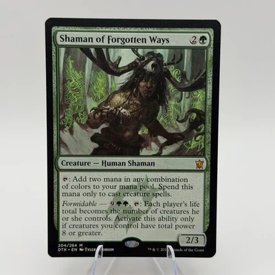 Magic MTG: Shaman Of Forgotten Ways -Dragons Of Tarkir (DTK) #204 Near Mint - Image 1 of 2