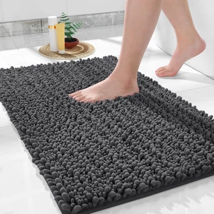 Bathroom Rug Mat 24 X 17, Extra Soft Non Slip Absorbent Water Bath Rug, Quick Dr - Picture 1 of 12
