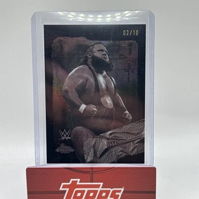 2025 Topps Chrome WWE Cactus Jack Otis #RDR-48 Rodeo Rebels Black Refractor /10 - Image 1 of 2