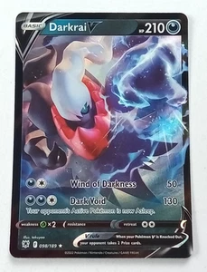 Carta Pokémon Rara Darkrai V 98/189 Resplandor Astral Holo 2022 - Imagen 1 de 3