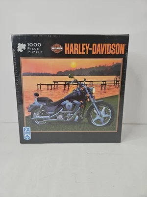 Nuevo rompecabezas FX Schmid 1000 piezas Harley Davidson vista de pijama sellado 27x20" Foto 1 de 4
