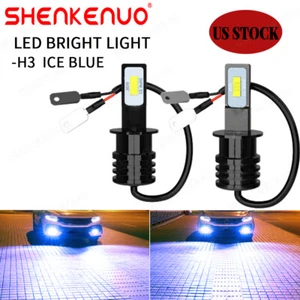 LED H3 8000K ICE BLUE Fog Light 2X Best Brightness for TOYOTA 4Runner 1999-2002 - Picture 1 of 9