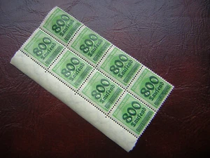 Briefmarken, Bogenrest aus 1922 postfrisch 800 Tausend - Bild 1 von 1