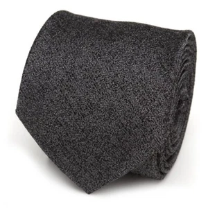Corbata de lana gris jaspeada para hombre - Imagen 1 de 5