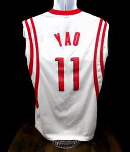 Authentic YAO MING white HOUSTON ROCKETS NIKE BASKETBALL JERSEY Size Medium M - Picture 1 of 7