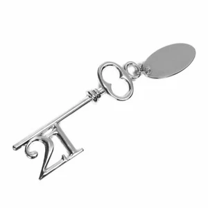 Llave de lujo personalizada 21 cumpleaños grabada para hombre damas regalo - Imagen 1 de 3