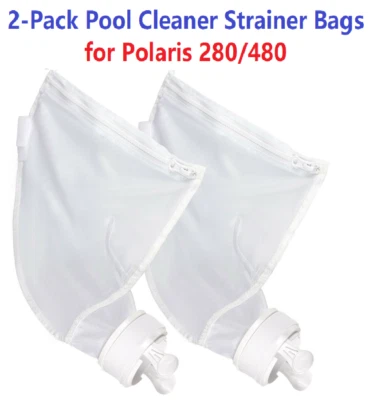 Polaris 280 Pool Cleaner Bag Parts Pool 480 Cleaner Bag Strainer Bag 2-Pc - Image 1 of 4