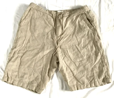 Pantalones Cortos Coldwater Creek Mujer Lino Boho Hipster Lagenlook Bermudas Minimalistas 12 Foto 1 de 4