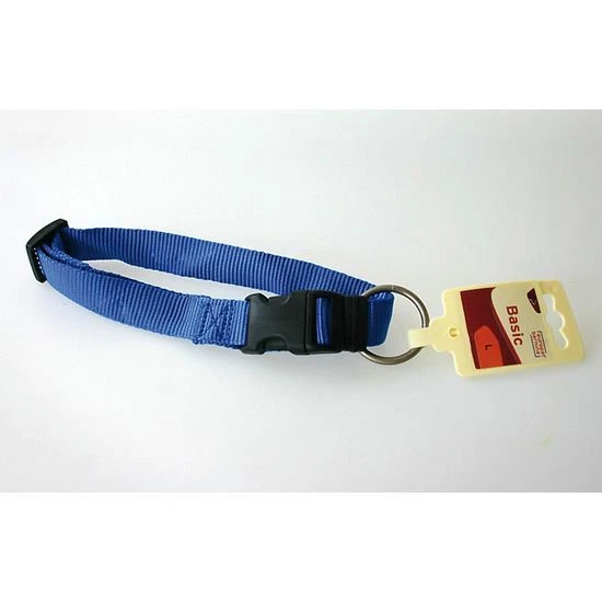 EUROPET BERNINA Hundehalsband Halsband nylon basic blau 45-65cm Hund