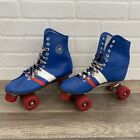 Vintage Official Roller Derby Skates Blue Urethane Wheels Size 6