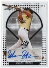 2018 Leaf Perfect Game National Showcase Black /50 William Hamiter #BA-WH1 Auto