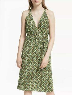 Boden Bird Patterned Summer Dress Womens UK 12R New - Image 1 of 4