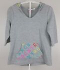 Roxy Girls Gray hoodie with front pocket Size 6