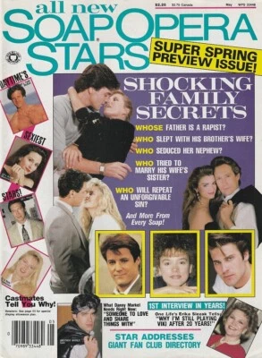 Soap Opera Stars May 1991 ILENE KRISTEN-ERIKA SLEZAK-RICKY PAULL GOLDIN-J MCCOOK - Image 1 of 4
