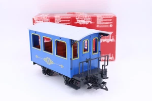 LGB Playmobil vagone ferroviario carrozza passeggeri blu 93001 come nuovo RARO PERFETTO - Foto 1 di 5