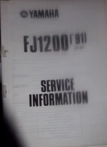 YAMAHA FJ1200A 1991 SERVICE INFORMATJON MANUAL - Picture 1 of 1
