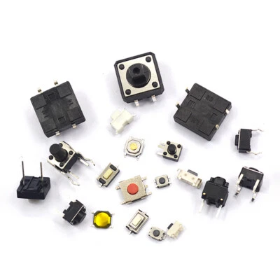 20PCS Tactile Push Button Switch Micro Momentary Tact SMD PCB DIP Many Styles - Image 1 of 4