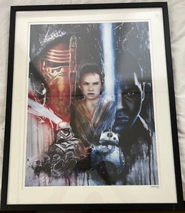 Star Wars - The Force Awakens - limited edition lithograph (framed) - 2015 - Picture 1 of 3