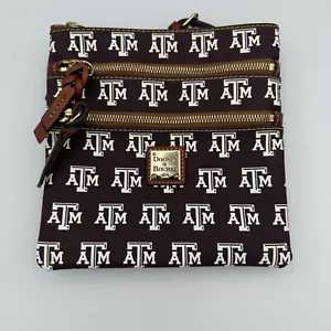 Bandolera Dooney & Bourke Texas A&M Aggies Team Color Jengibre - Imagen 1 de 10