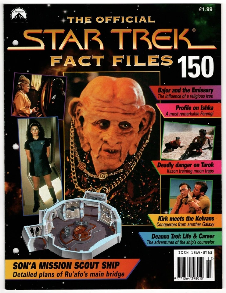 Star Trek Fact Files #150. Ishka the Ferengi. VFN. - Image 1 of 1