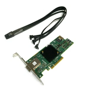 Raid Contrôleur SAS 9217 4i4e SATA 725904 Stockage Toutes Options Sur 4 HP Câble - Photo 1/8