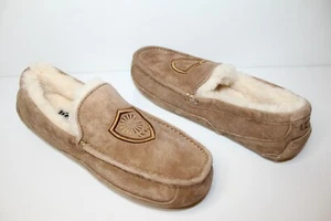 UGG España 1015673 Hombre Ascot Mocasines Nobles Ante Zapatillas Castaño 9 - Imagen 1 de 8
