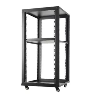 Armadio server 20U armadio di rete con telaio aperto 19 pollici rack nero - Foto 1 di 12