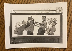 1964 GENESEE BEER sign Billboard original 5 X 7 photograph PITTSBURGH PA - Picture 1 of 2
