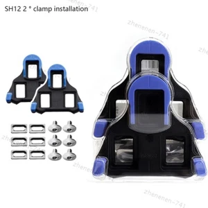 2x Shimano SPD-SL 2° SM-SH12 Fahrrad Pedale Cleatset Rennrad Cleats DE - Bild 1 von 7