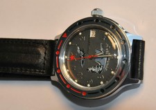 RUSSIAN SOVIET ARMY WATCH  VOSTOK COMMANDER MILITARY AWARD ORDER AVIATION KGB