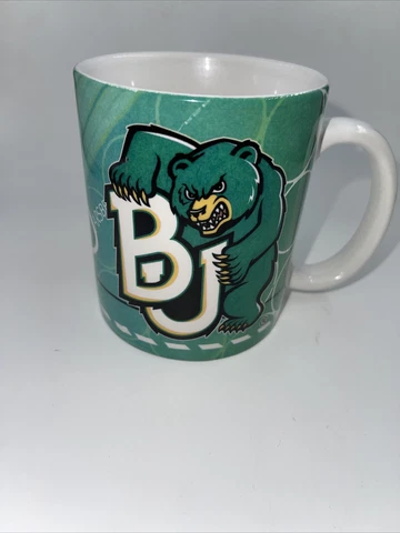 Baylor Bears Ceramic Coffee Mug 12oz 2002 Green White Cover