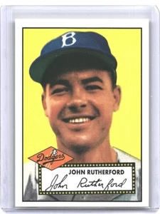 1995 Topps Archives 1952 Reprint #320 John Rutherford Dodgers FAST SHIP - Picture 1 of 2