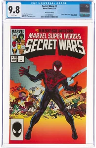 🔥 Marvel Secret Wars #1 HeroesCon CGC 9.8 1st Miles Morales Ultimate Fallout 4 - Picture 1 of 4