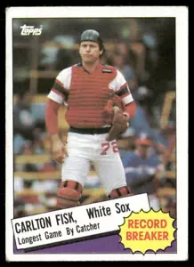 1985 Topps Carlton Fisk HOF - Picture 1 of 2