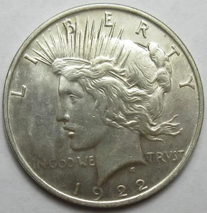 1922 Silver Peace Dollar -UNC- (#47bf) - Picture 1 of 2