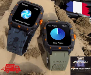 Montre Connectée Homme Smartwatch Intelligente Sport 2025 HD Étanche Android iOS - Photo 1/10