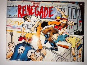 Renegade Nintendo NES Manual Instruction Booklet Authentic