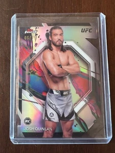 2024 TOPPS FINEST UFC Josh Quinlan Common /75 Die Cut Refractor #20 Rookie - Picture 1 of 2