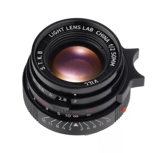 Lichtobjektiv Labor 50mm F2 Elcan schwarz lackiert Leica M3 M6 M240 M9 M11 M240p ※ - Bild 1 von 7