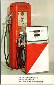 Postal publicitaria c.L. de Louisville KY de la década de 1950 Reconstrucción de bomba de gas McBRIDE & CO. - Imagen 1 de 2