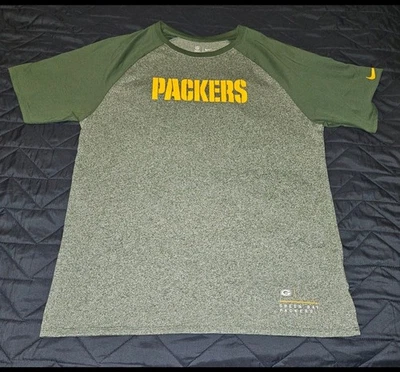 Camiseta Para Hombre Nike Green Bay Packers Corte Atlético Talla XL Foto 1 de 4