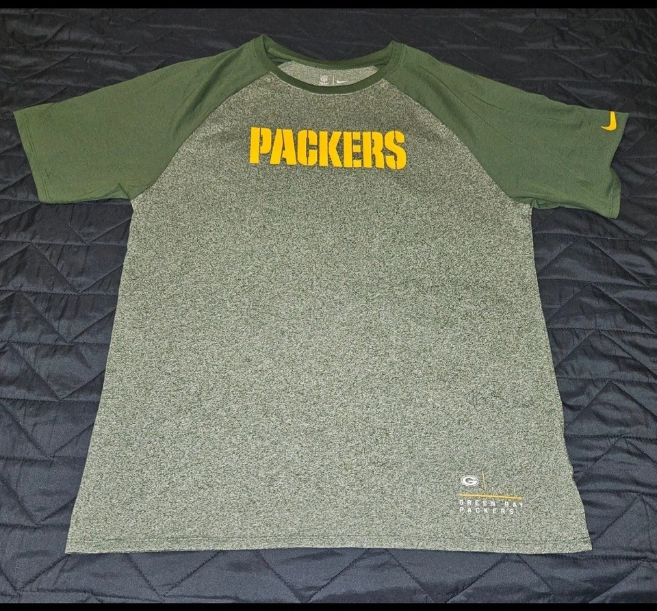 Camiseta Para Hombre Nike Green Bay Packers Corte Atlético Talla XL Foto 1 de 4