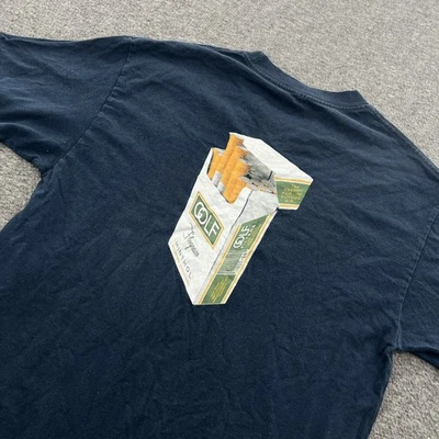 Golf Wang Cigarettes T Shirt Mens L Navy Blue Kool Cig Tyler the Creator OFWGKTA - Image 1 of 4