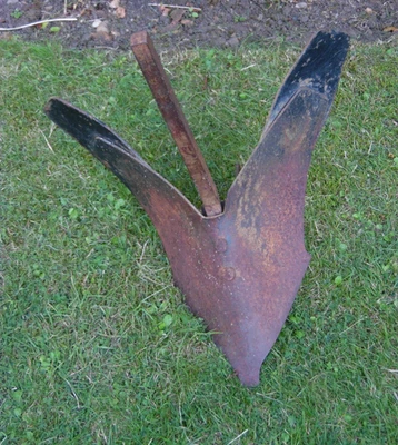 Vintage Adjustable Plough Furrow Attachment Plough Furrow Ridger Bouter Tool - Image 1 of 4