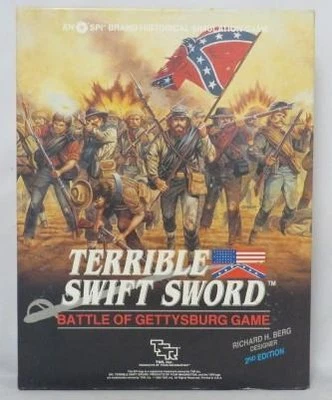 TSR SPI - Terrible Swift Sword - Battle of Gettysburg Game - 2nd Ed (PUN) EX - Image 1 of 4