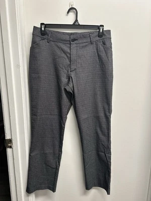 Lee Wrinkle Free Relaxed Fit Straight Leg Pants Womens 14 Short Office Business - Image 1 of 4